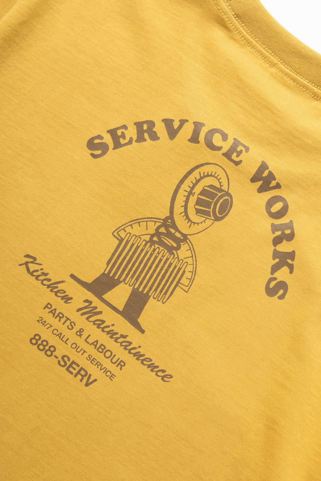 Maintenance Tee - Mustard
