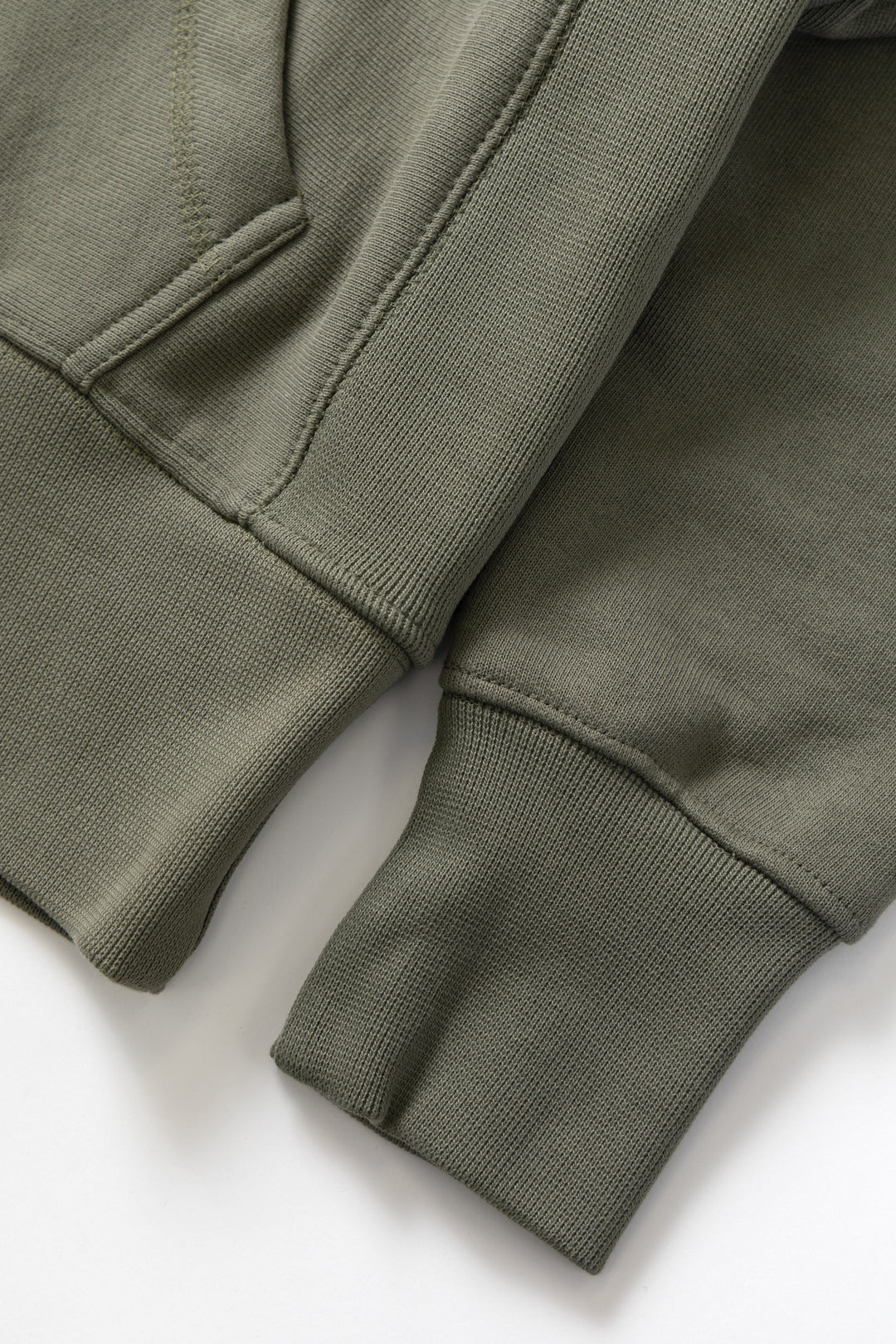 Martini Zipper Hoodie - Olive