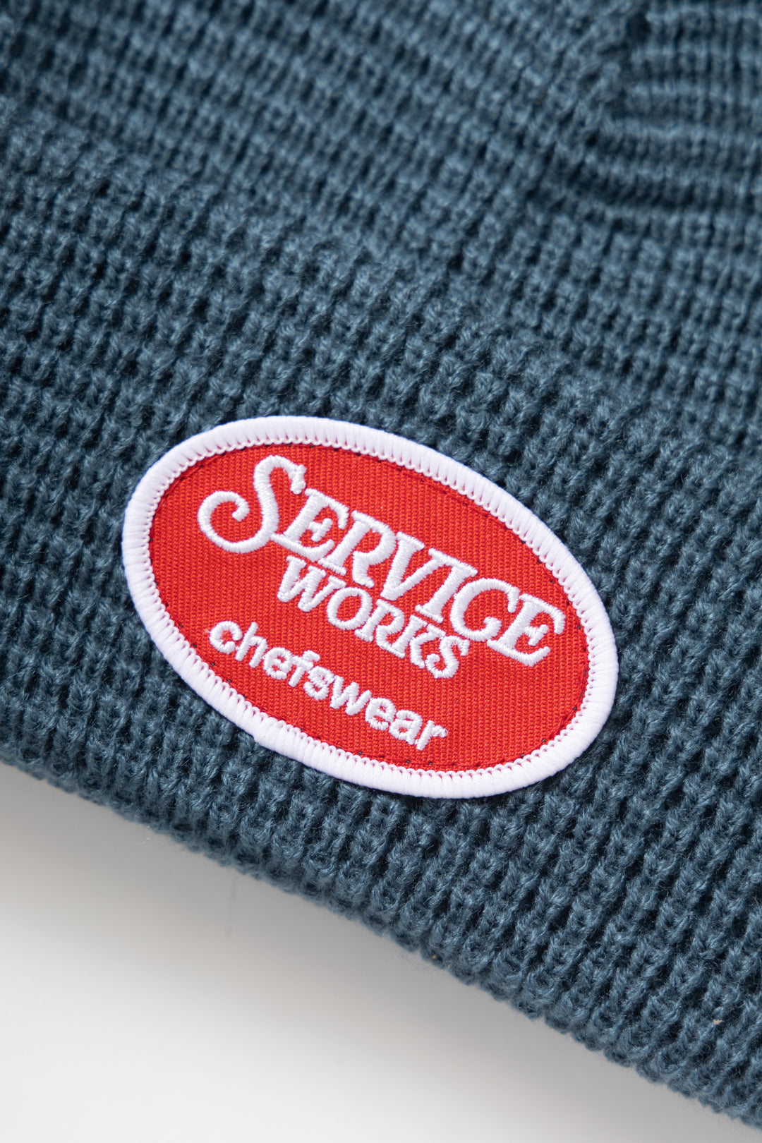Waffle Patch Beanie - Teal