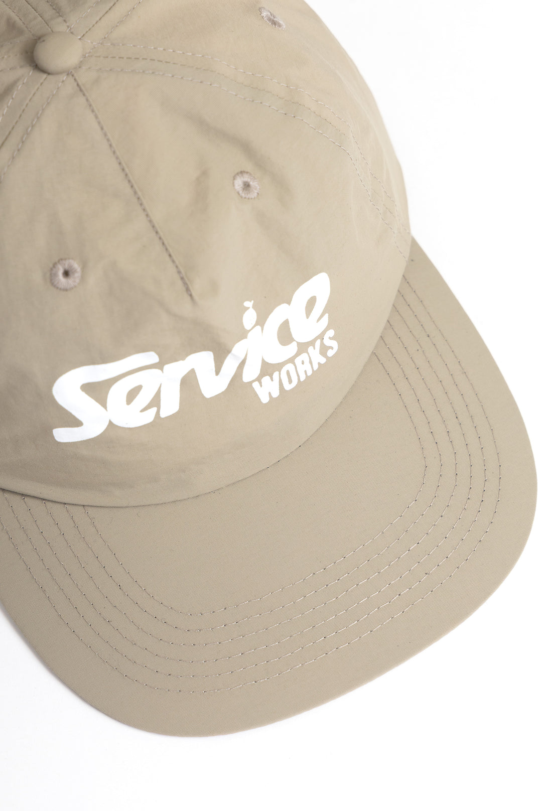 Nylon Drivers Cap - Khaki