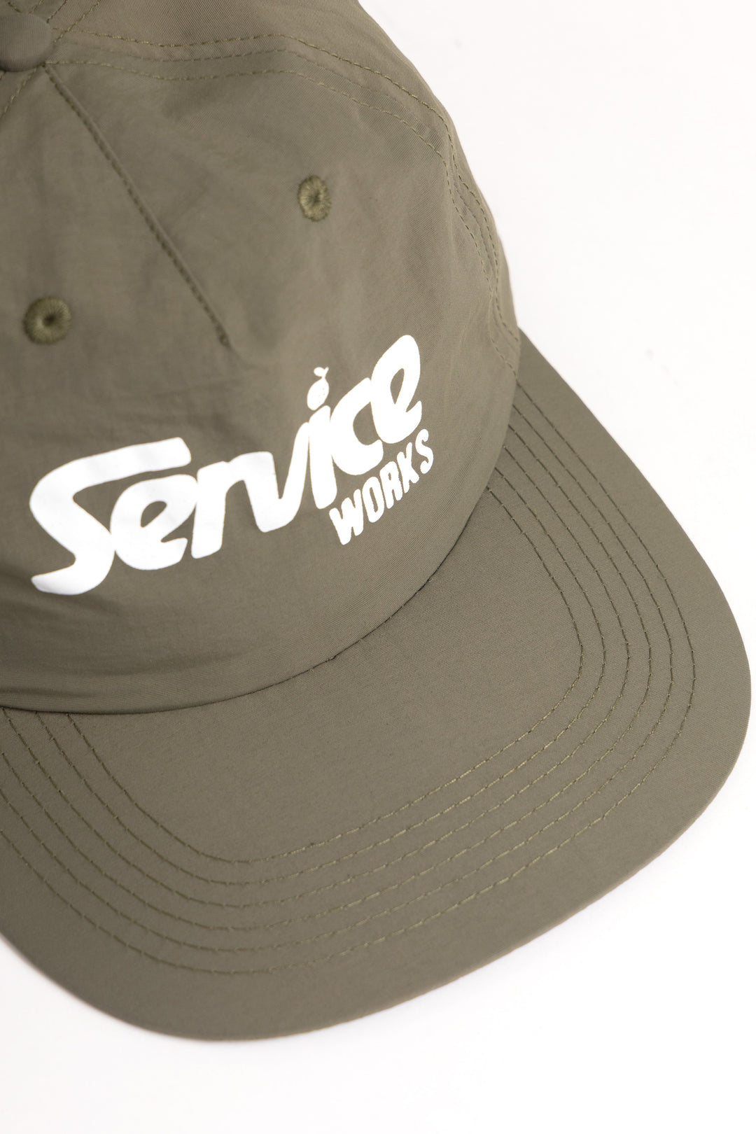 Nylon Drivers Cap - Olive