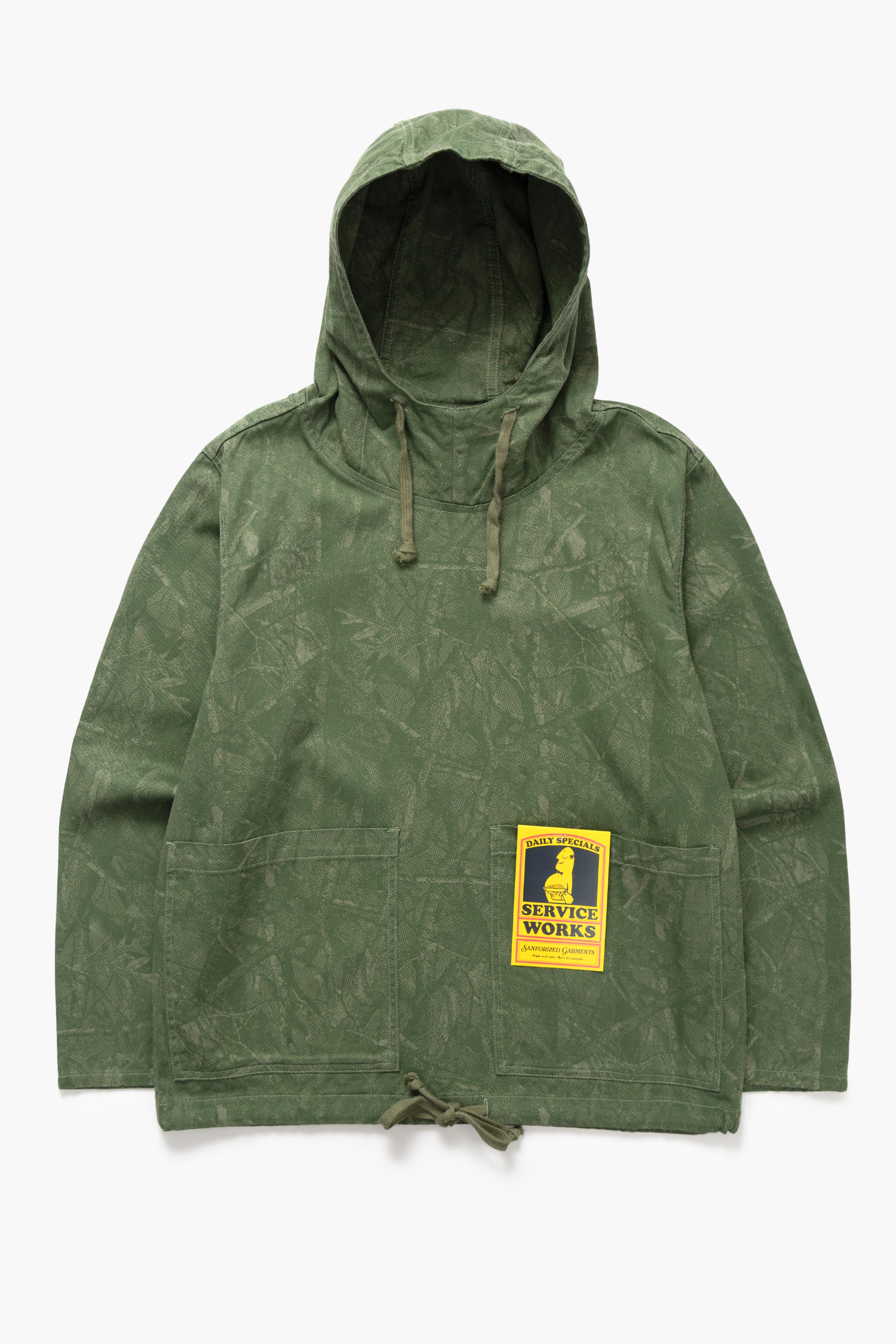 【Size M】SMOCK COTTON WEATHER 2020【Olive】 Xerox Camo Market Smock - Olive – Service Works London