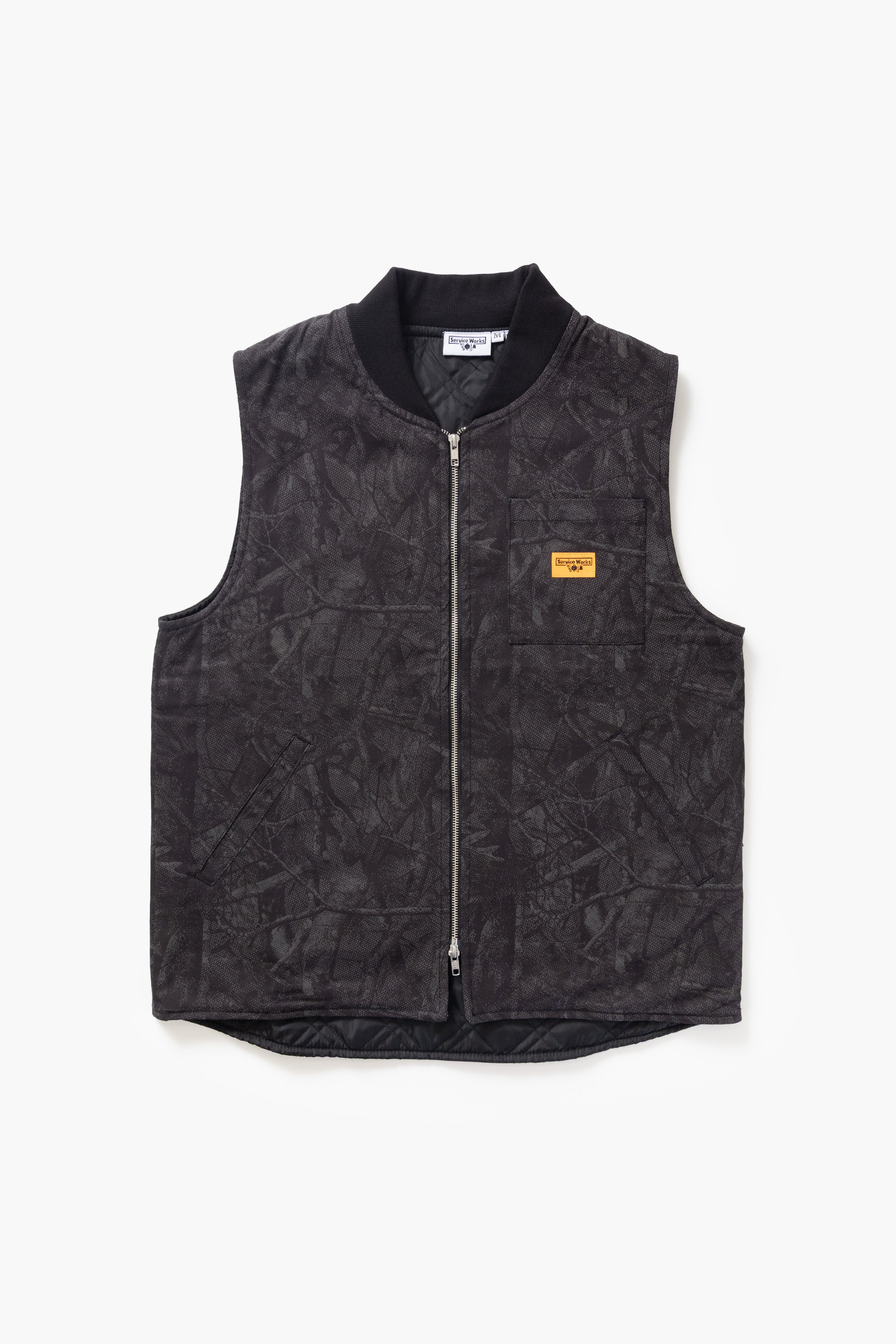 Service Works - Xerox Camo Padded Work Vest - Mono – Service Works