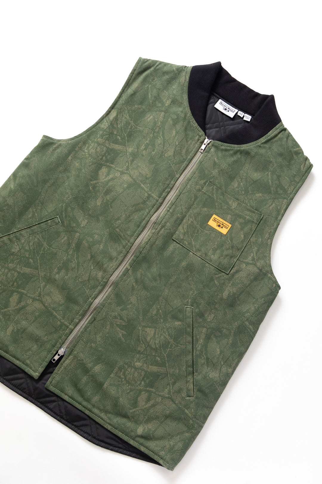 Xerox Camo Padded Work Vest - Olive