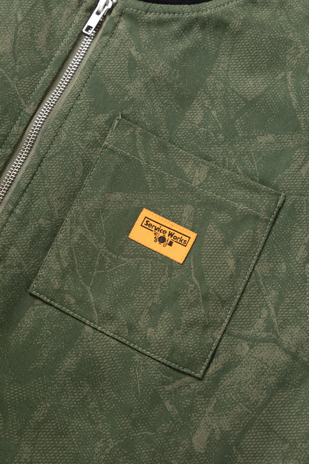 Xerox Camo Padded Work Vest - Olive