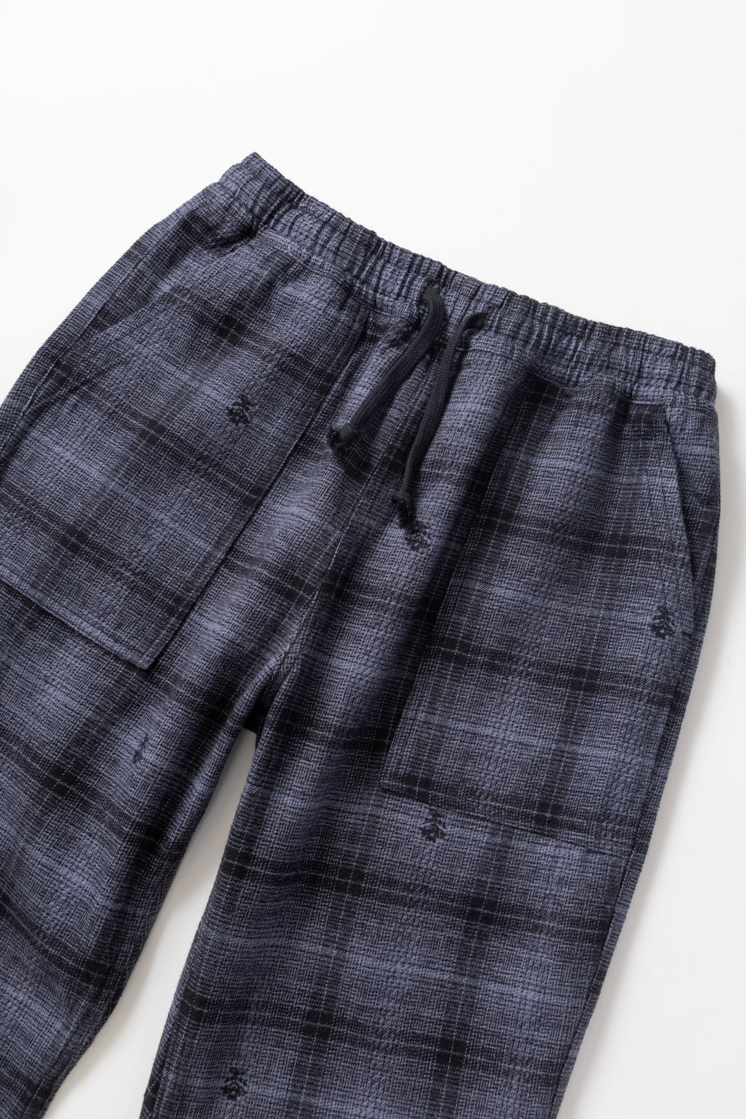 Thistle Plaid Chef Pants - Black