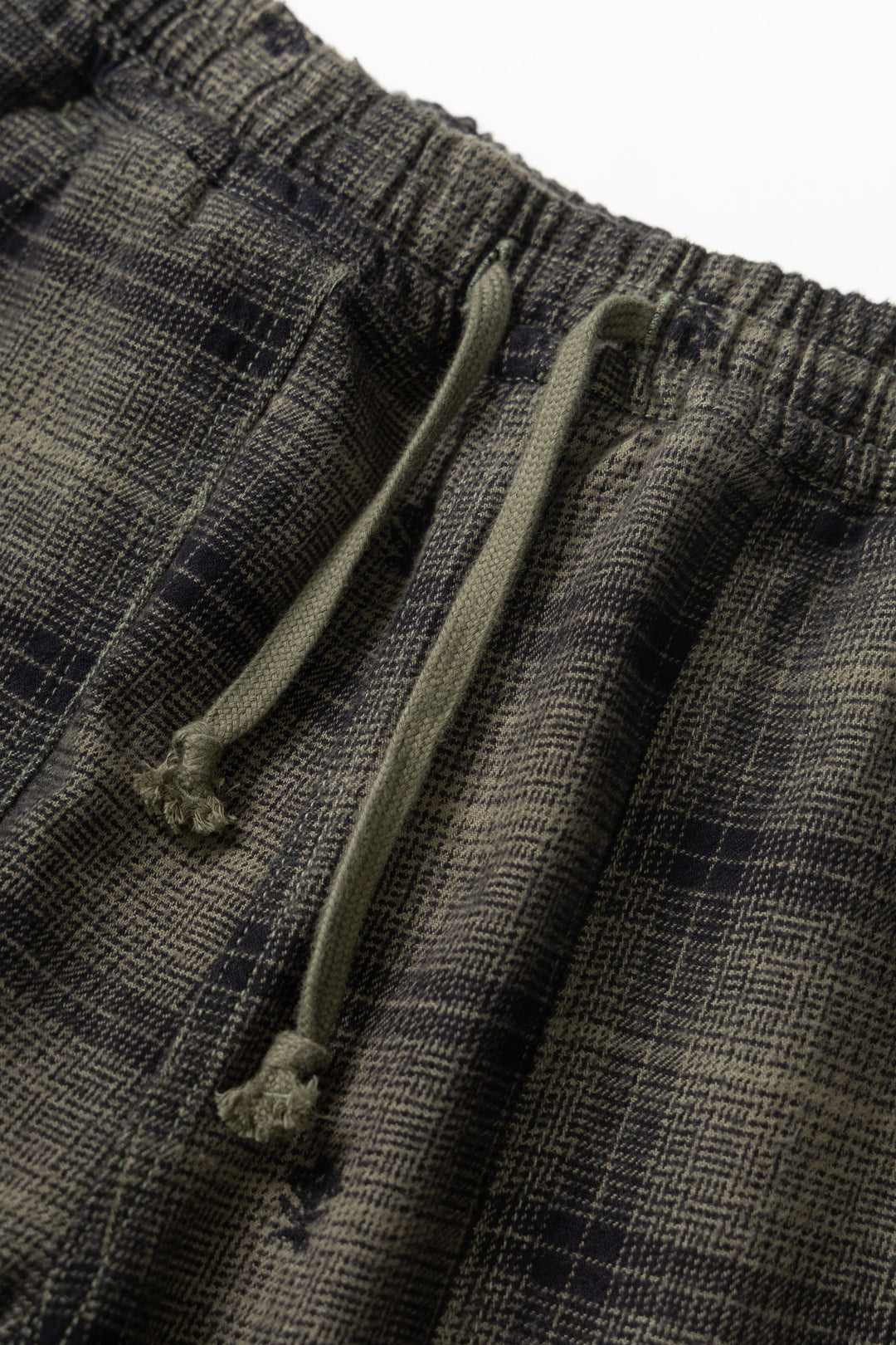 Thistle Plaid Chef Pants - Olive