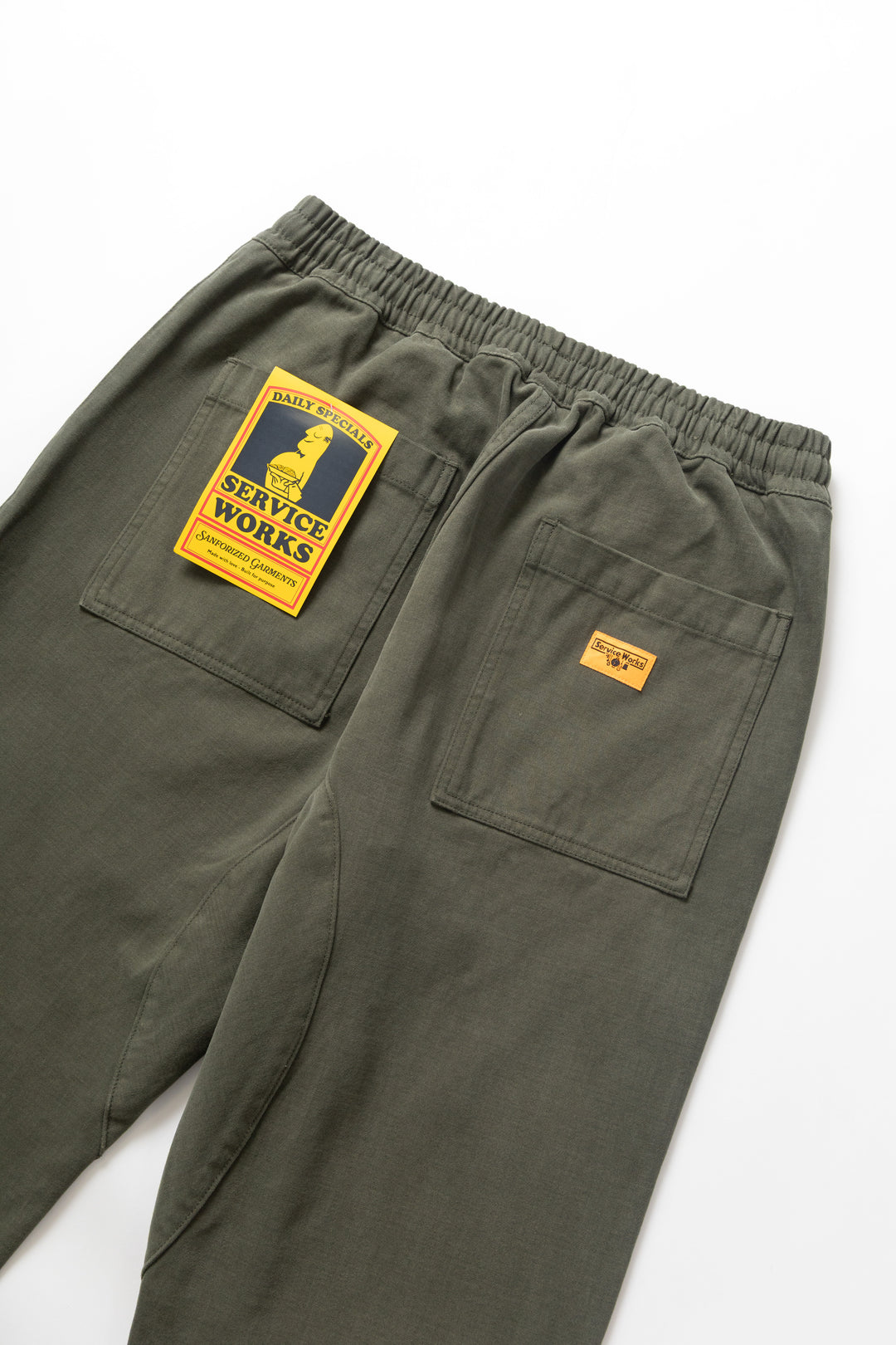 Moleskin Chef Pants - Moss