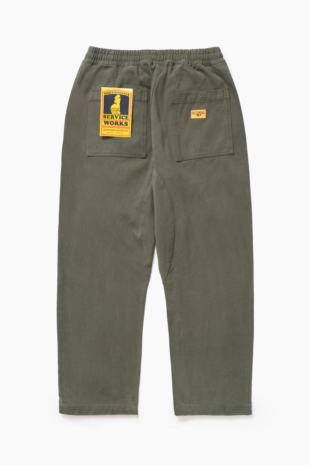 Moleskin Chef Pants - Moss