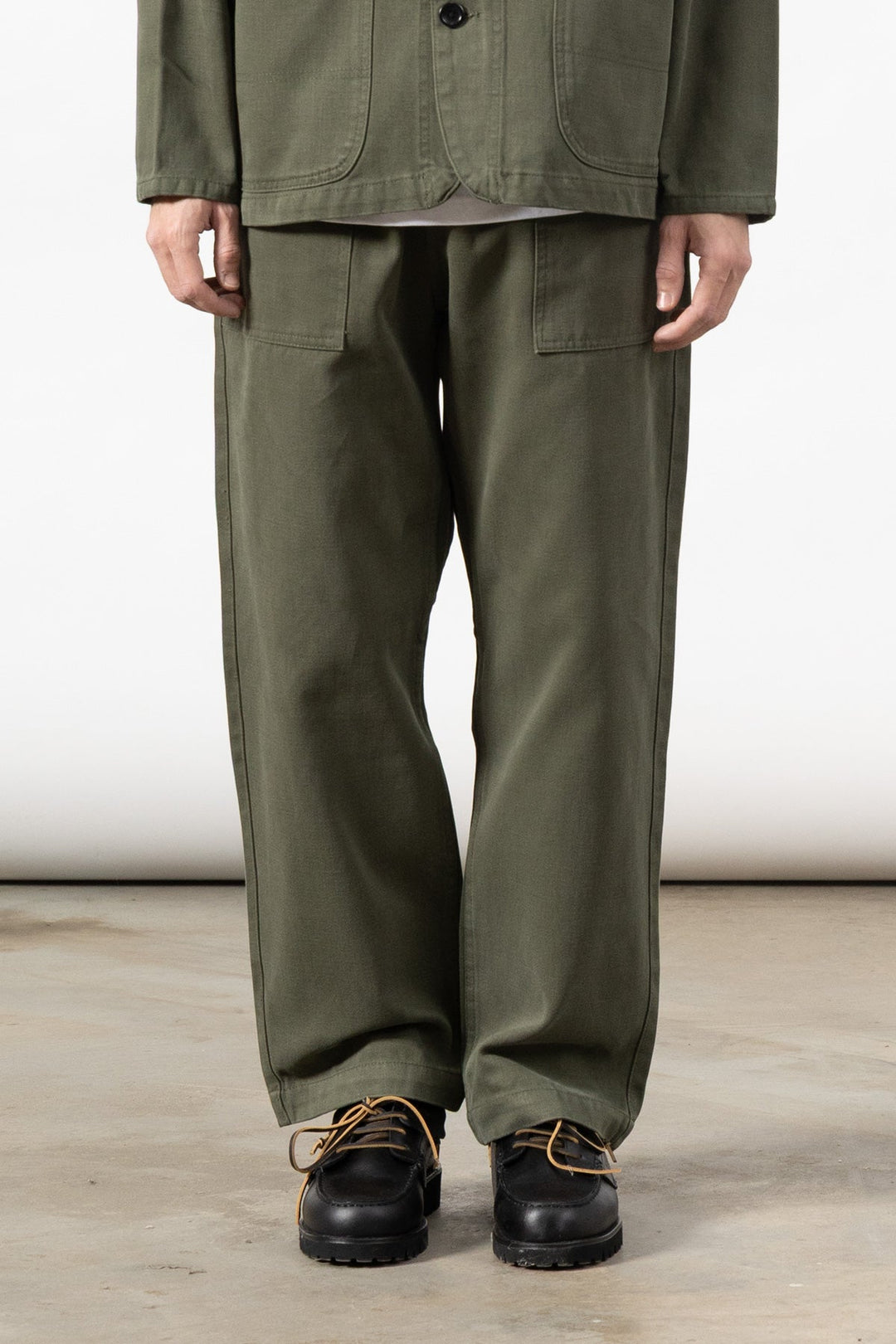 Moleskin Chef Pants - Moss