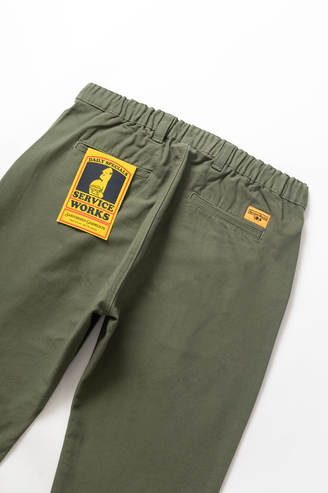 Canvas Waiters Pant - Olive