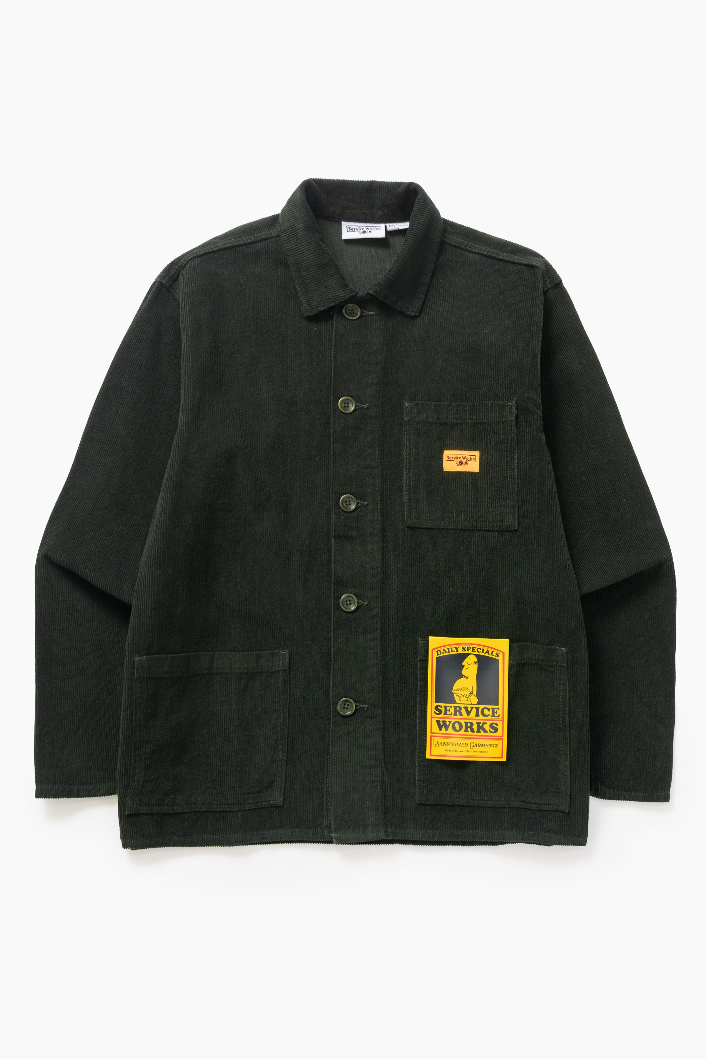 Service Works - Corduroy Chore Shirt - Coppice – Service Works London