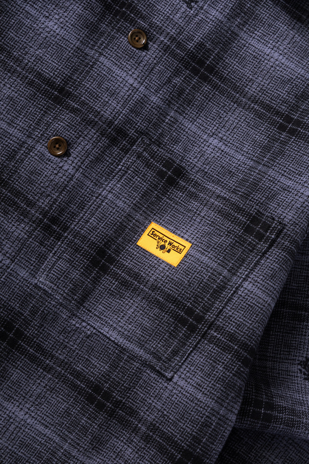 Thistle Plaid Front Of House Jacket - Black