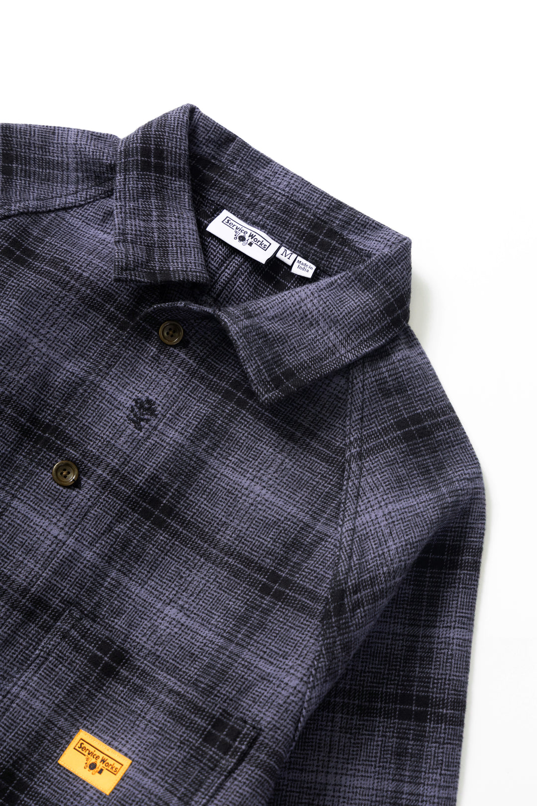 Thistle Plaid Front Of House Jacket - Black