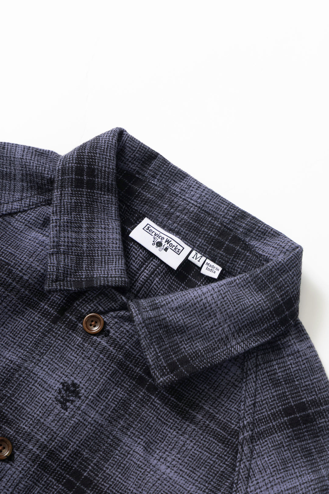 Thistle Plaid Front Of House Jacket - Black