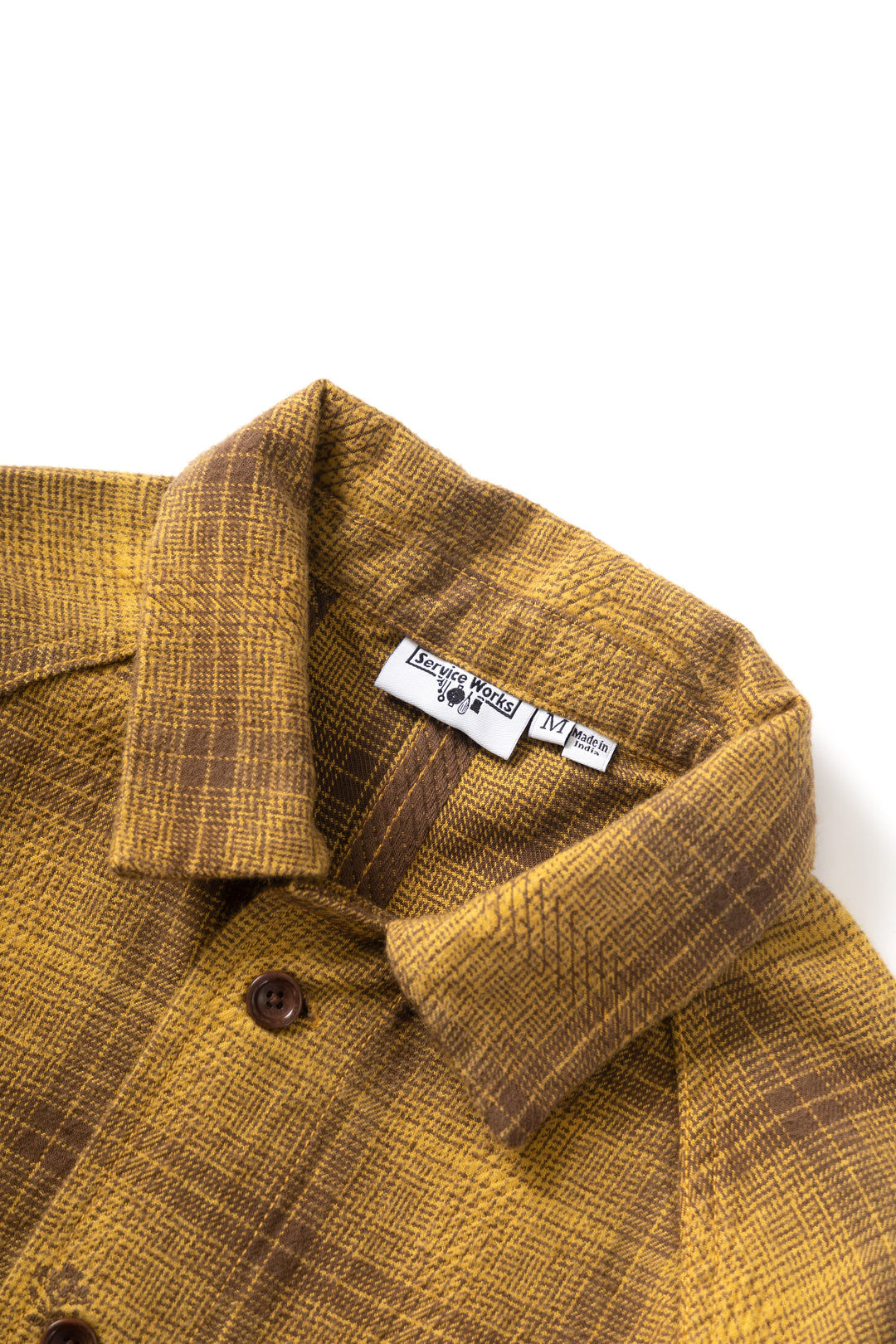 Thistle Plaid Front Of House Jacket - Ochre
