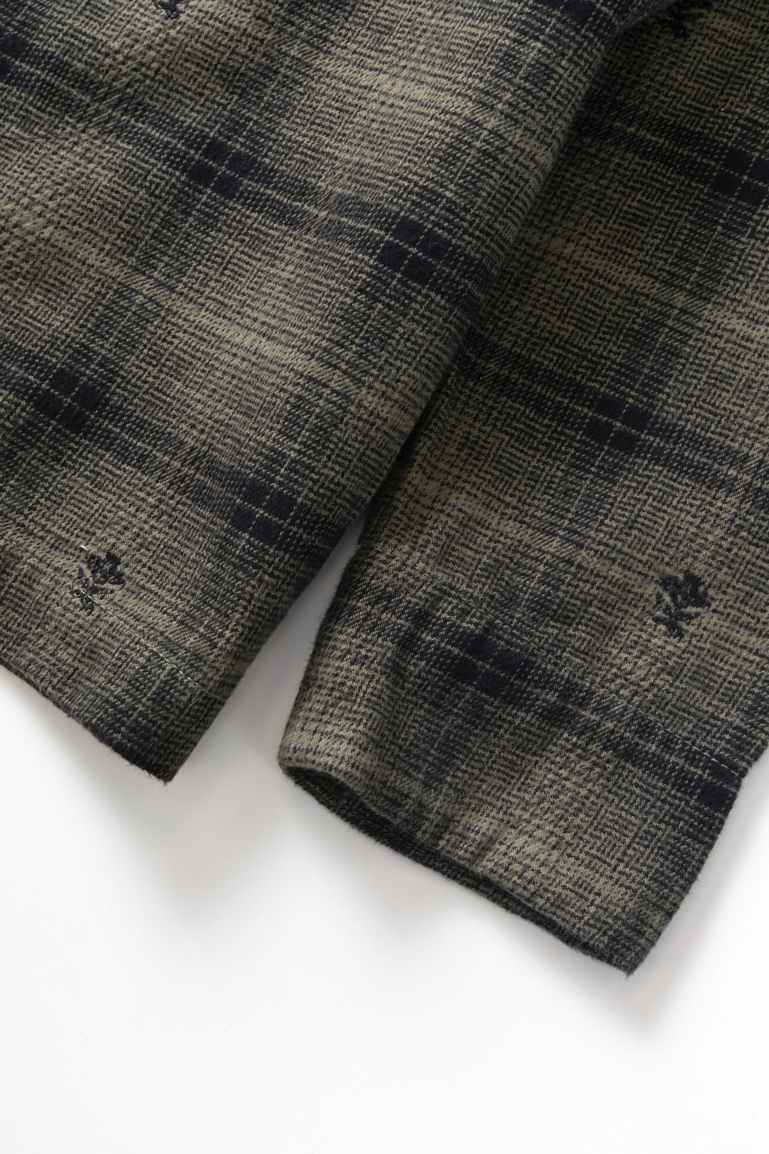 Thistle Plaid Front Of House Jacket - Olive