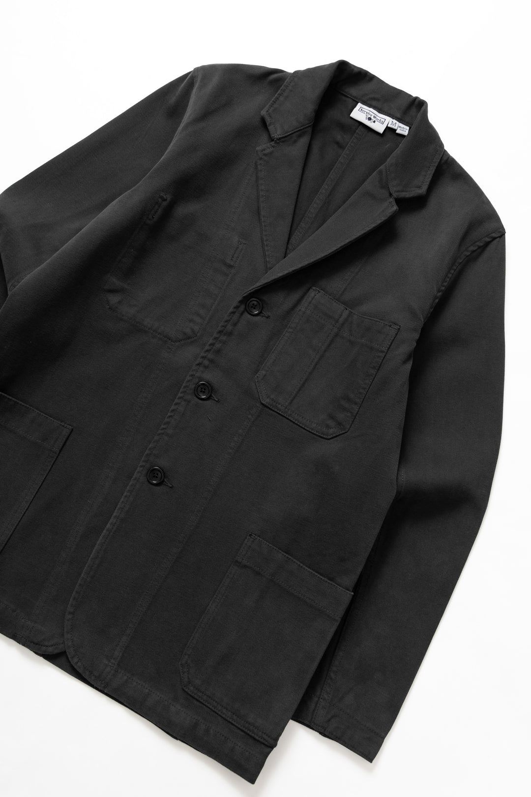 Moleskin Server Suit Jacket - Black