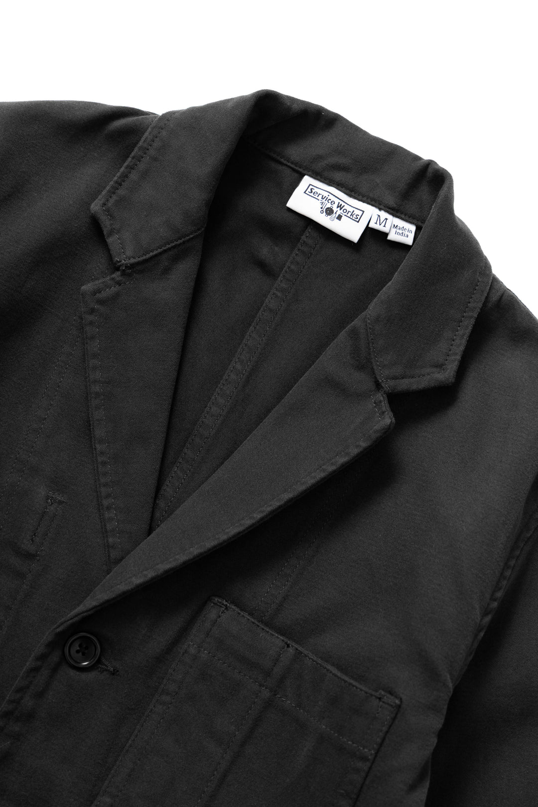 Moleskin Server Suit Jacket - Black