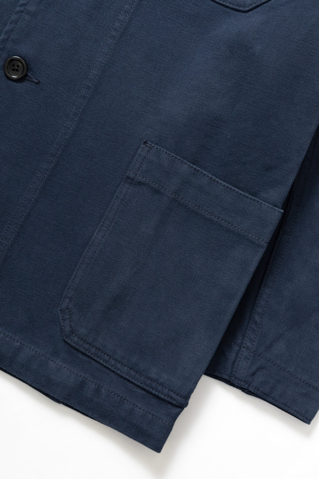 Moleskin Server Suit Jacket - Dark Navy