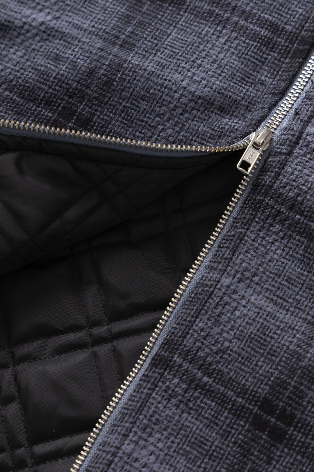 Thistle Plaid Padded Work Vest - Black