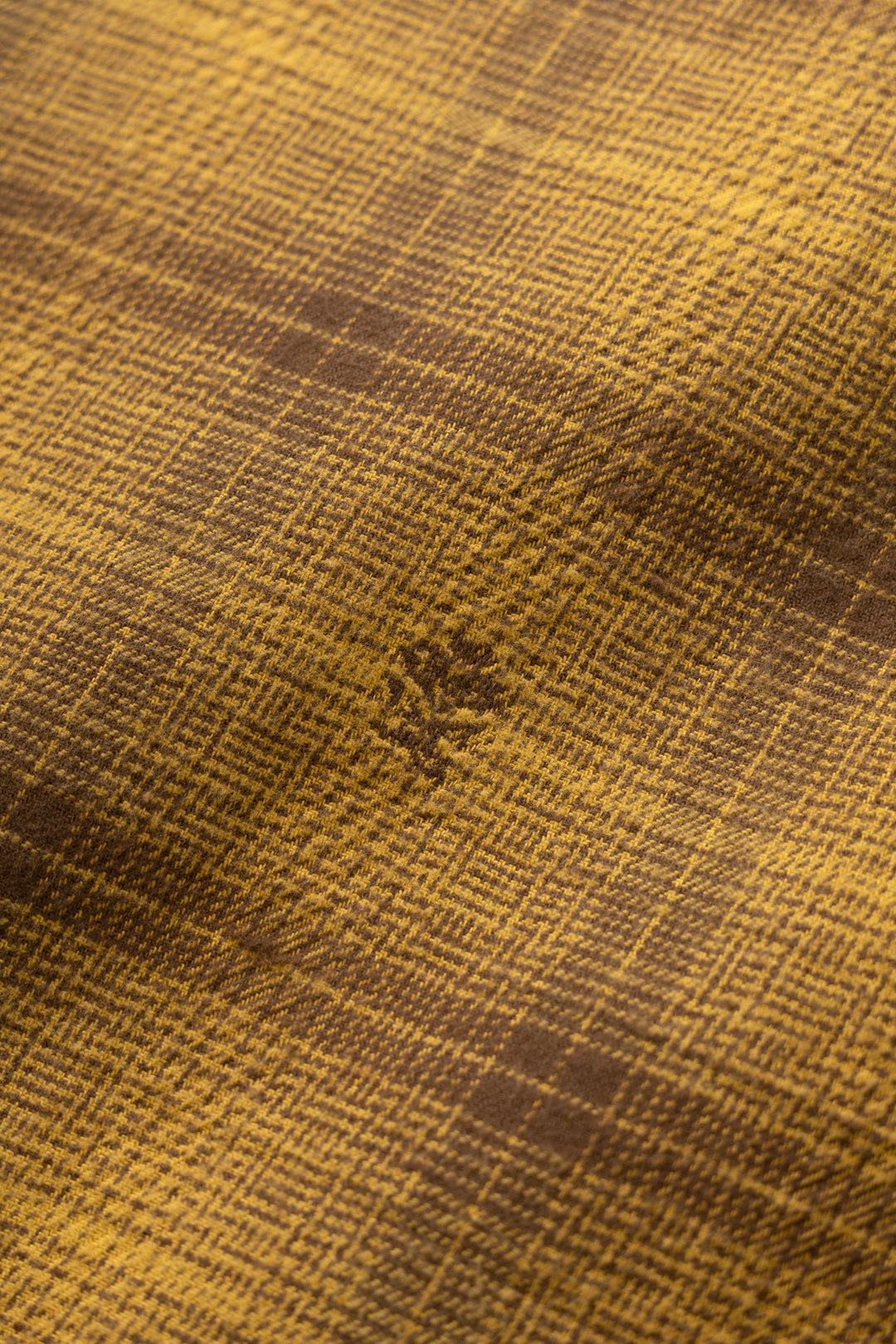 Thistle Plaid Padded Work Vest - Ochre
