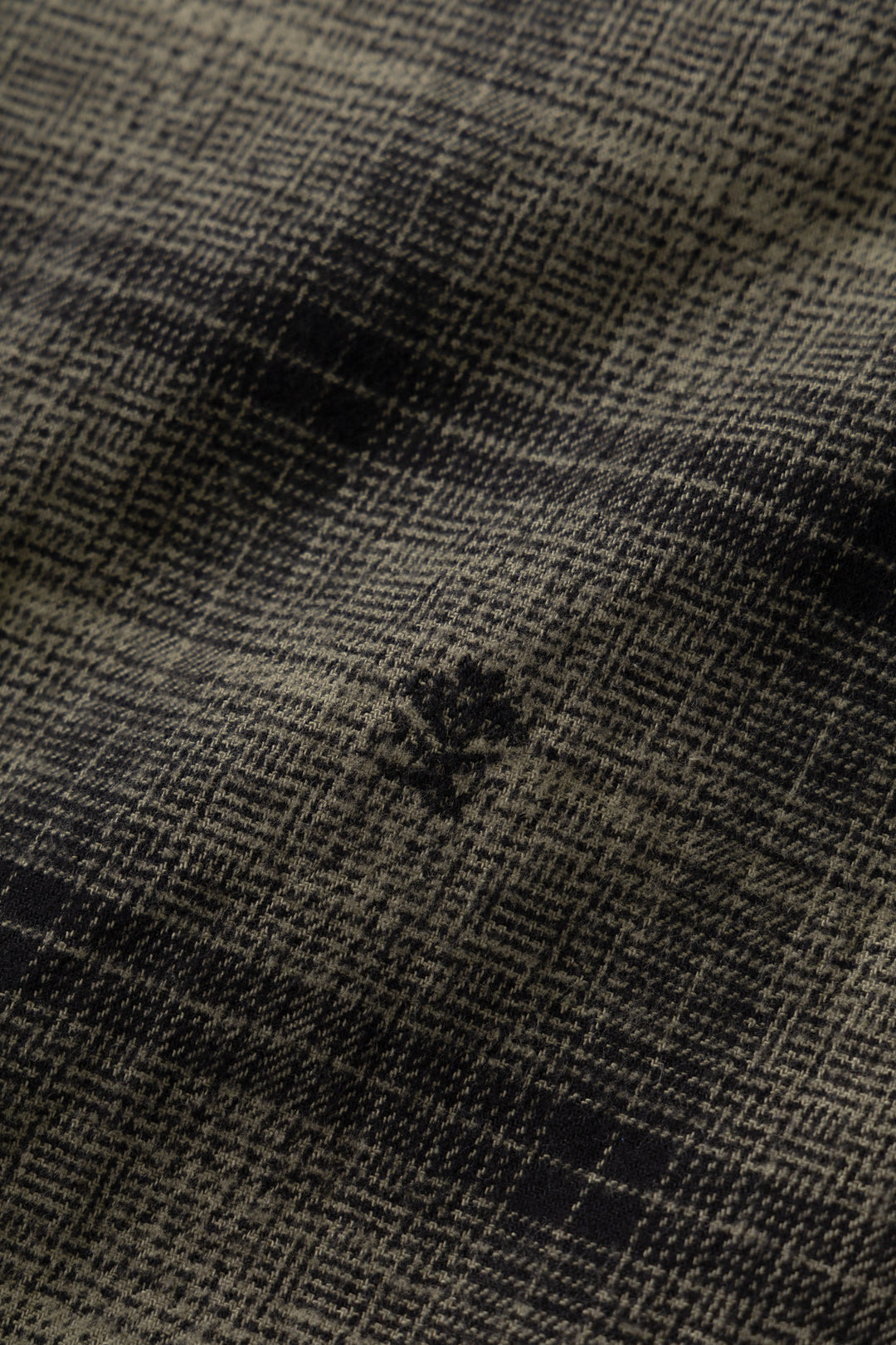 Thistle Plaid Padded Work Vest - Olive