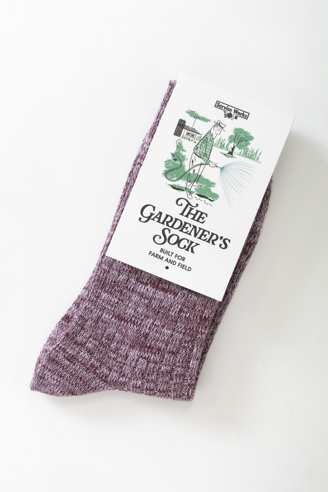 The Gardener's Sock - Burgundy