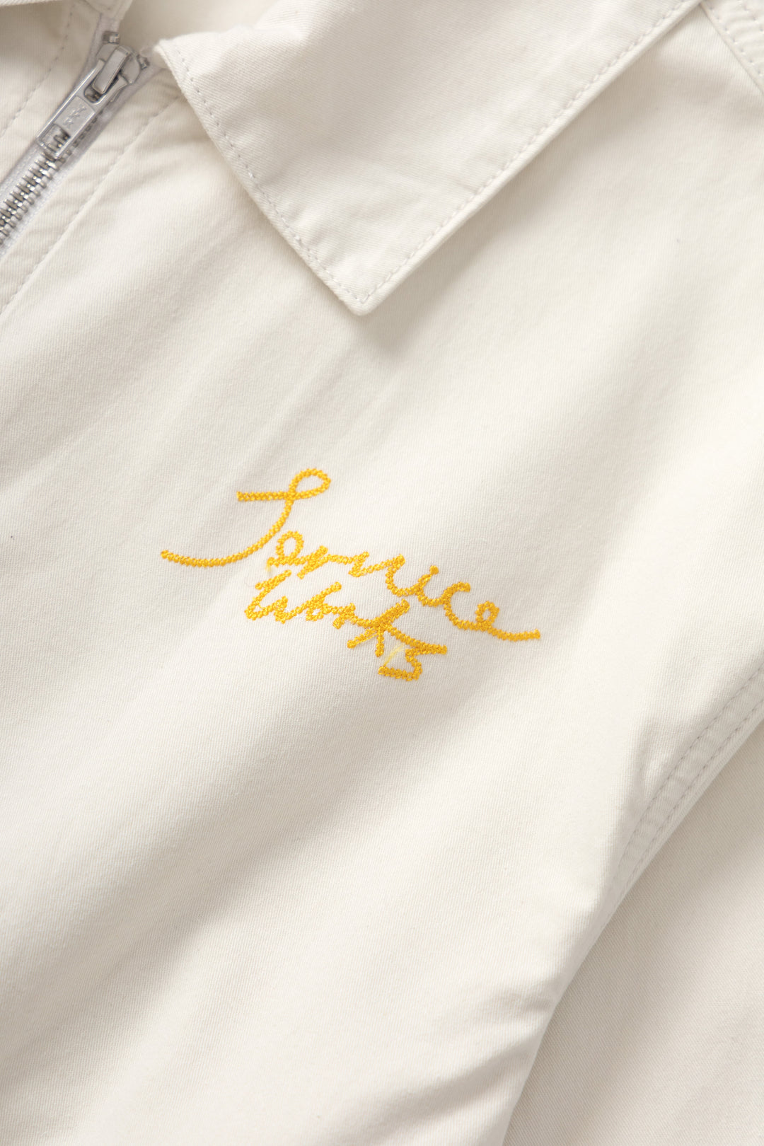 Twill Work Jacket - Off-White