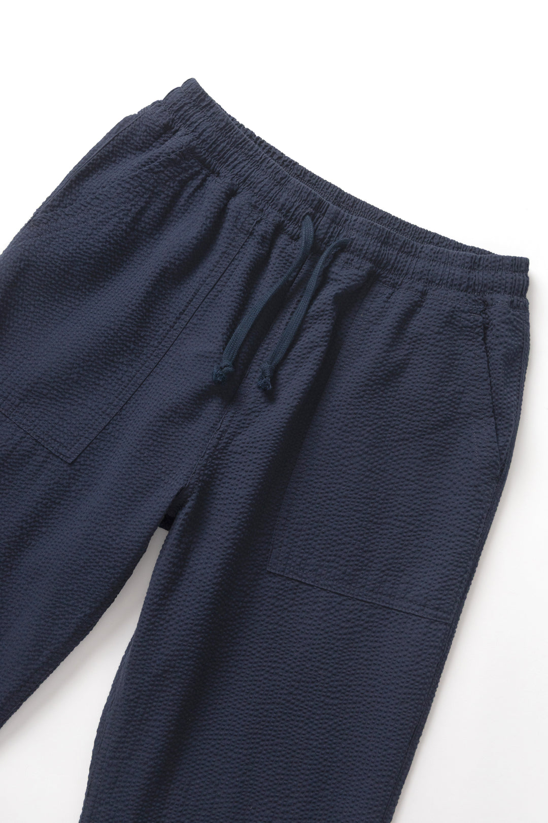 Seersucker Chef Pants - Dark Navy
