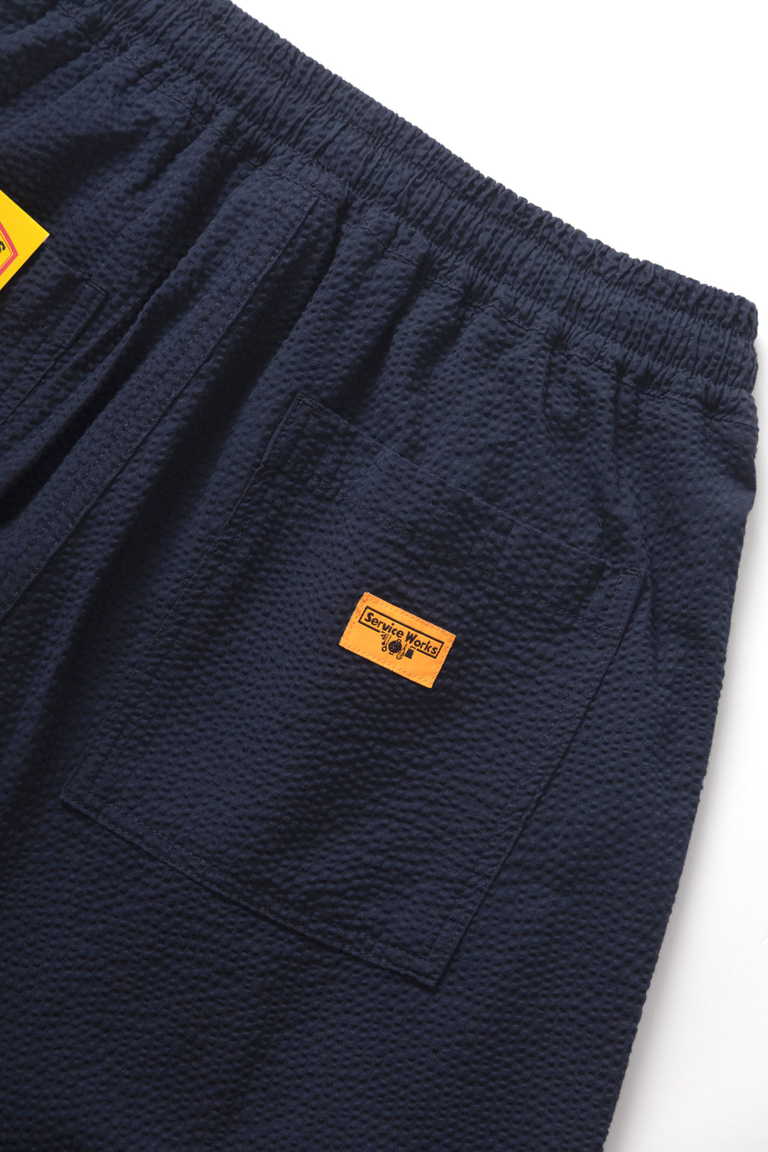 Seersucker Chef Pants - Dark Navy