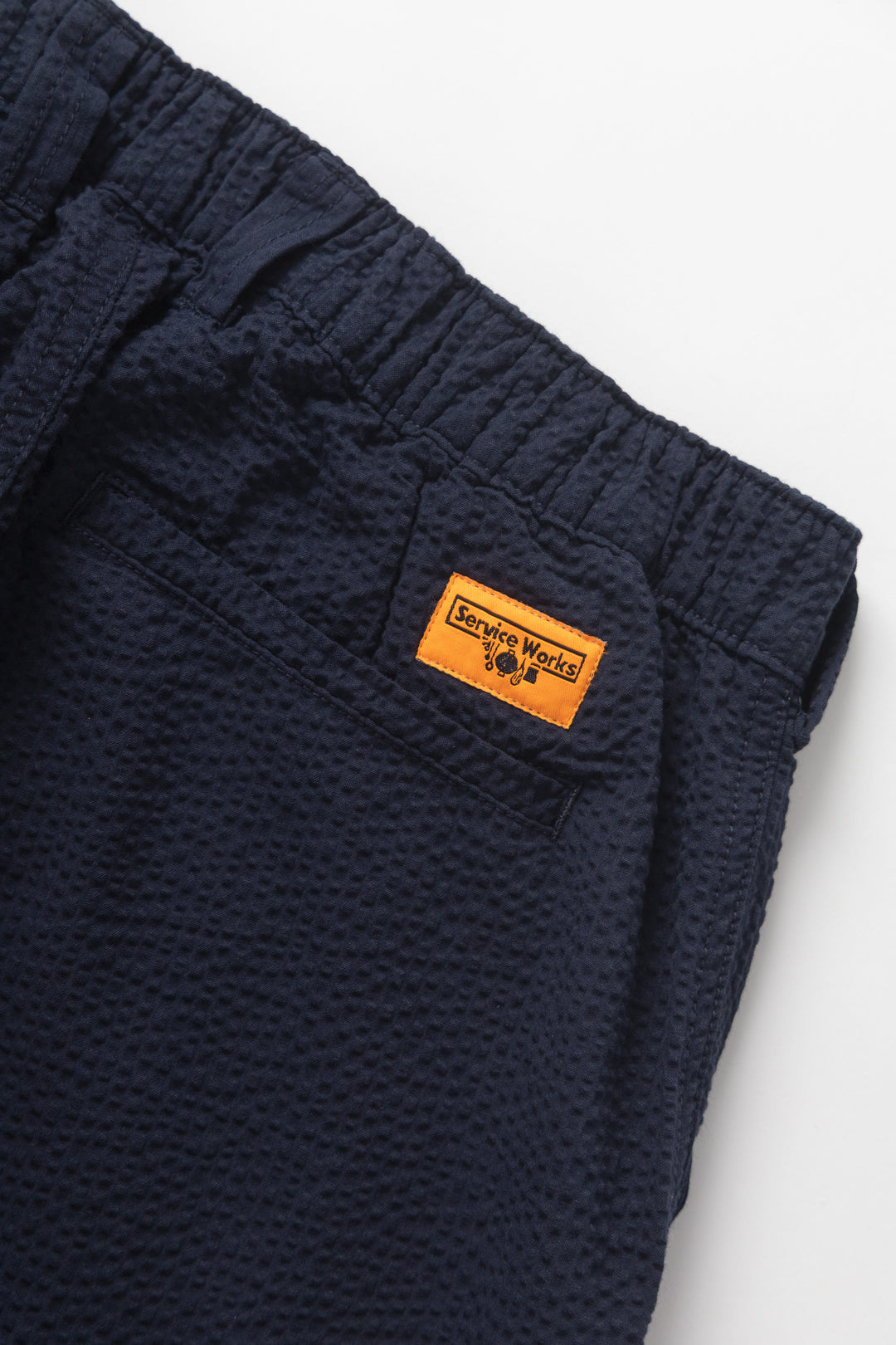 Seersucker Waiters Pant - Dark Navy