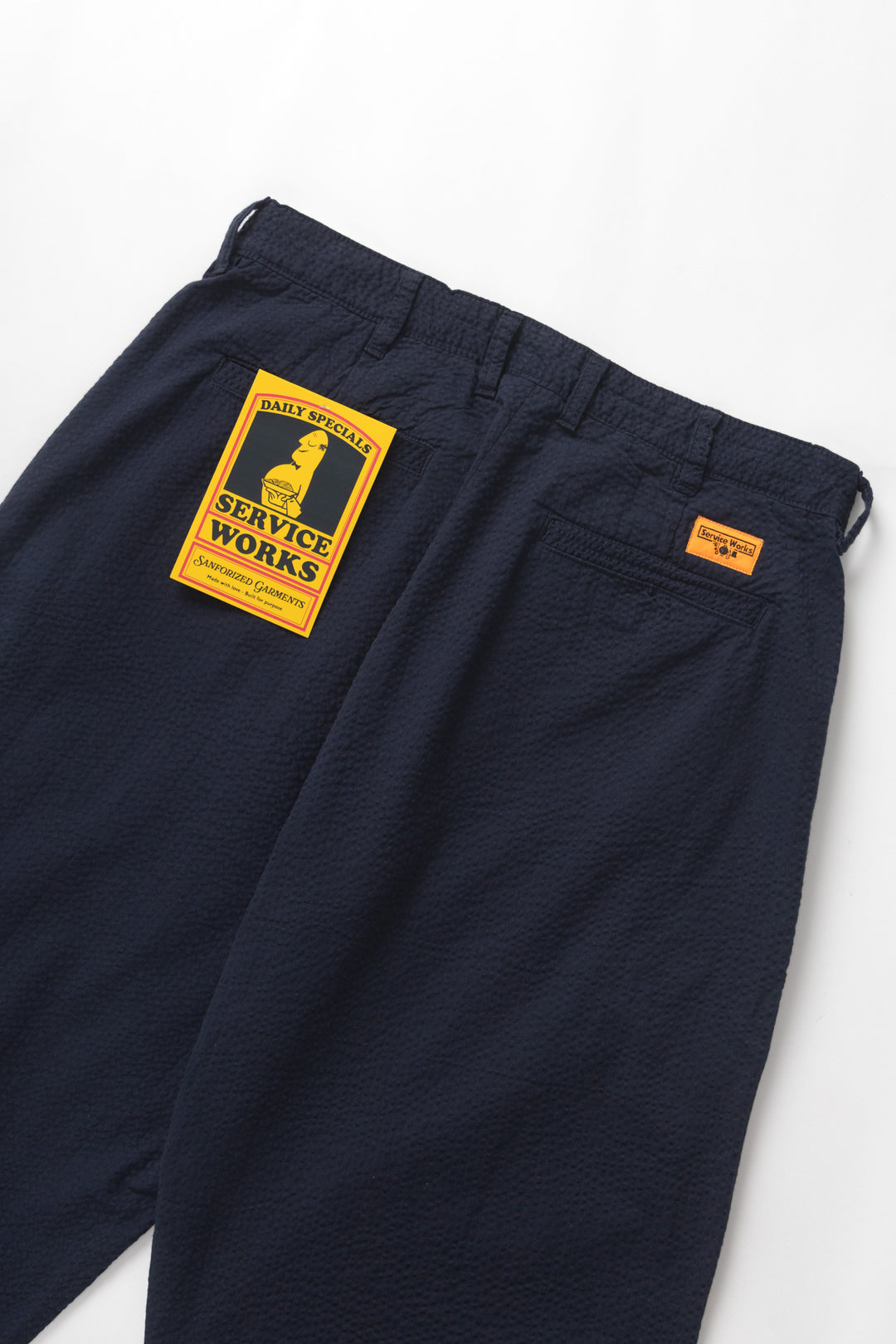 Seersucker Part Timer Pant - Dark Navy