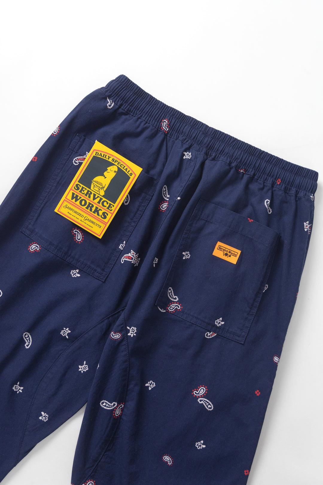 Paisley Chef Pants - Royal
