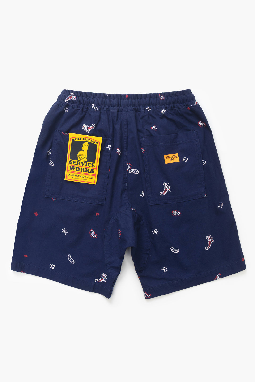 Paisley Chef Shorts - Royal