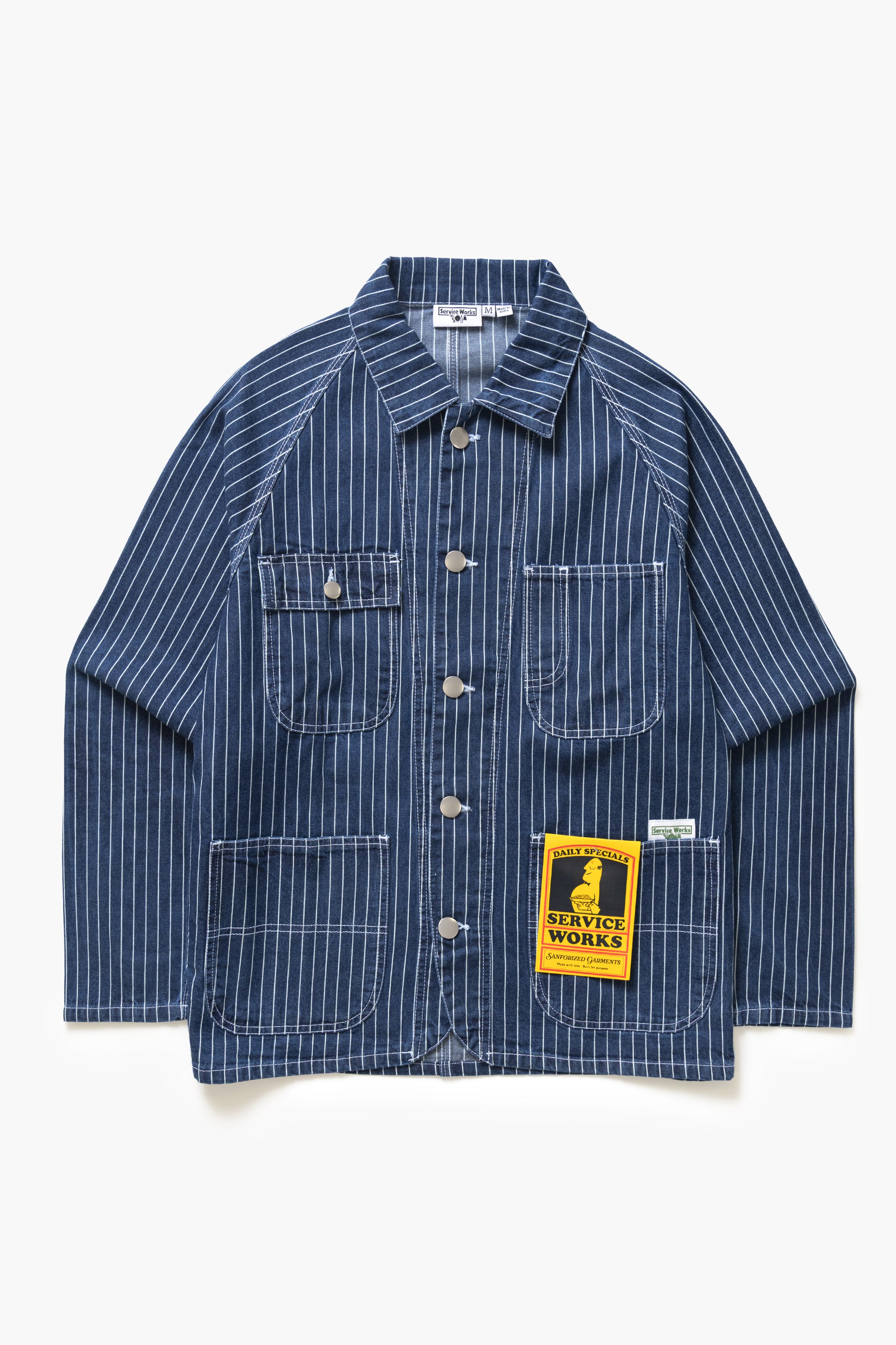Pinstripe Denim Coverall 2.0 - Indigo – Service Works London