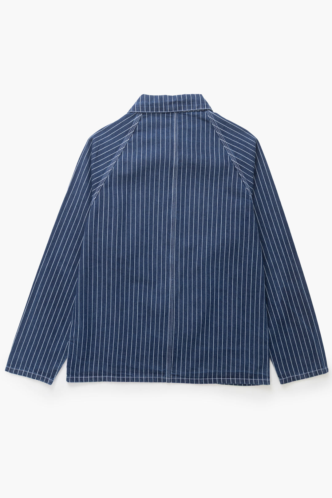Pinstripe Denim Coverall 2.0 - Indigo