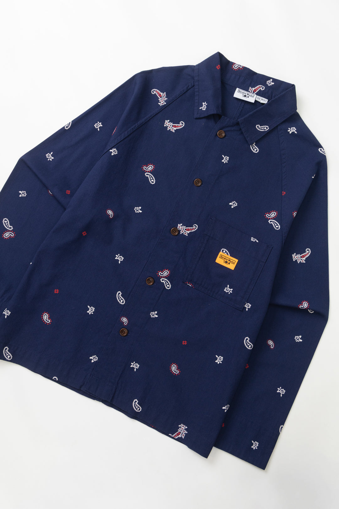 Paisley Front Of House Jacket - Royal