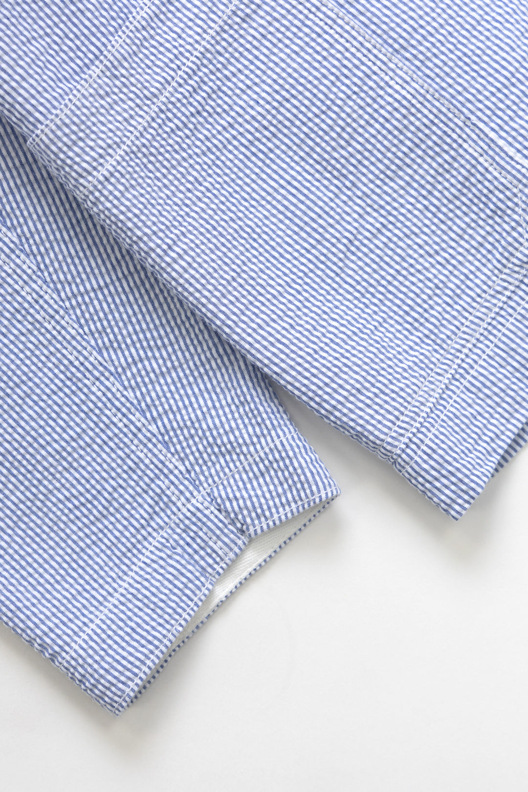 Seersucker Server Suit Jacket - Navy Stripe