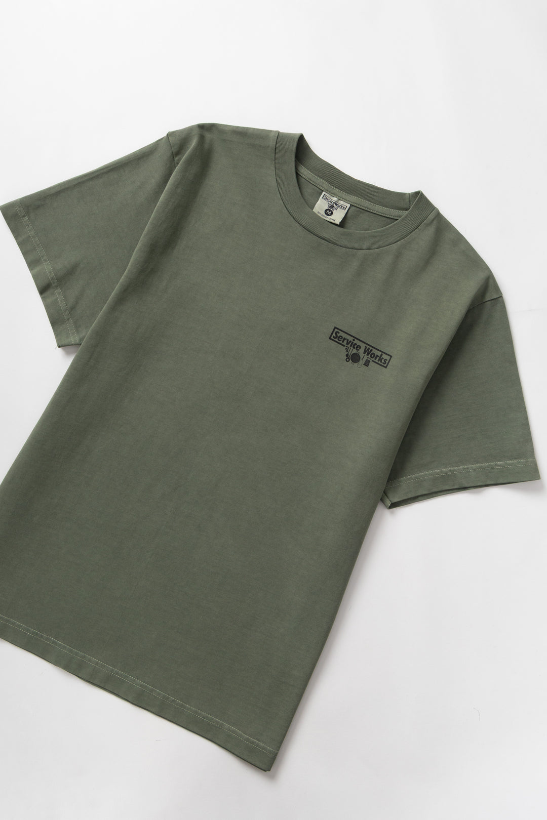 Pigment Dyed Trademark Tee - Olive