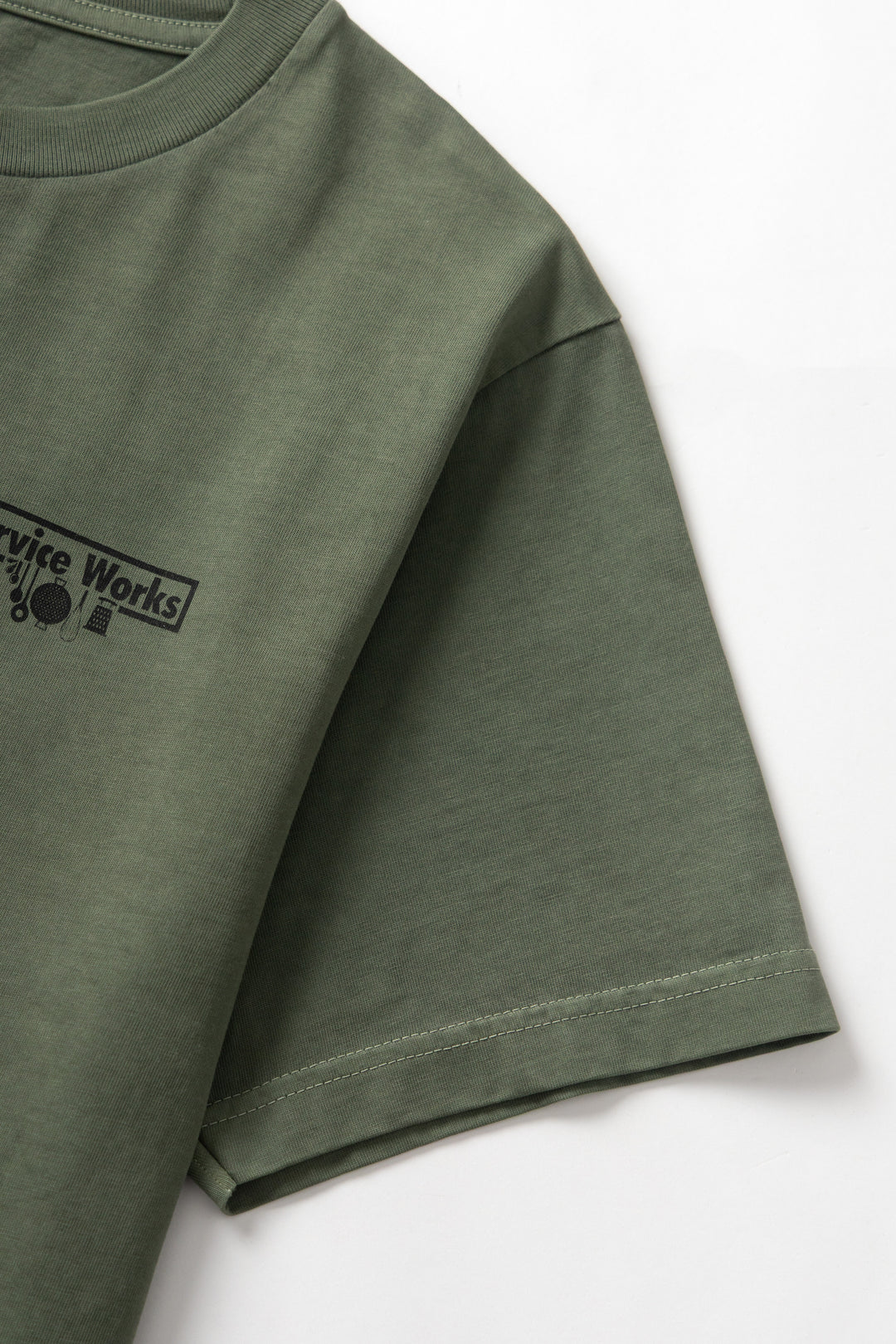 Pigment Dyed Trademark Tee - Olive