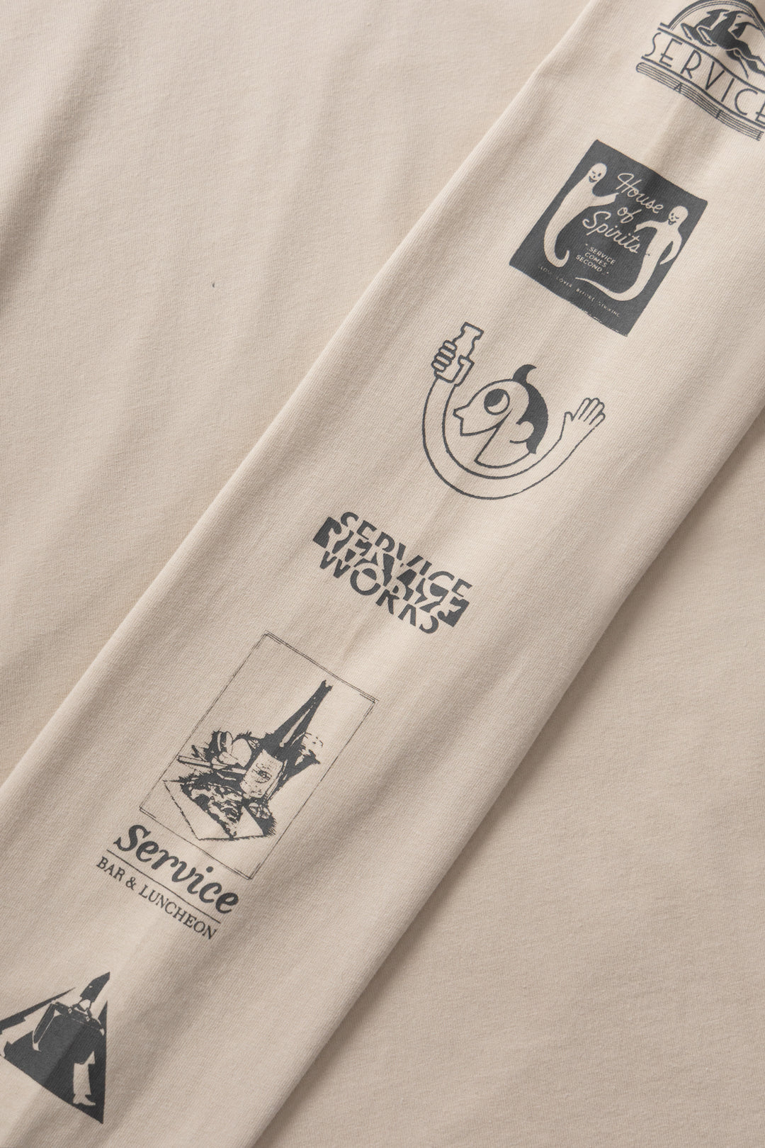 Bootleg Long Sleeve Tee - Natural
