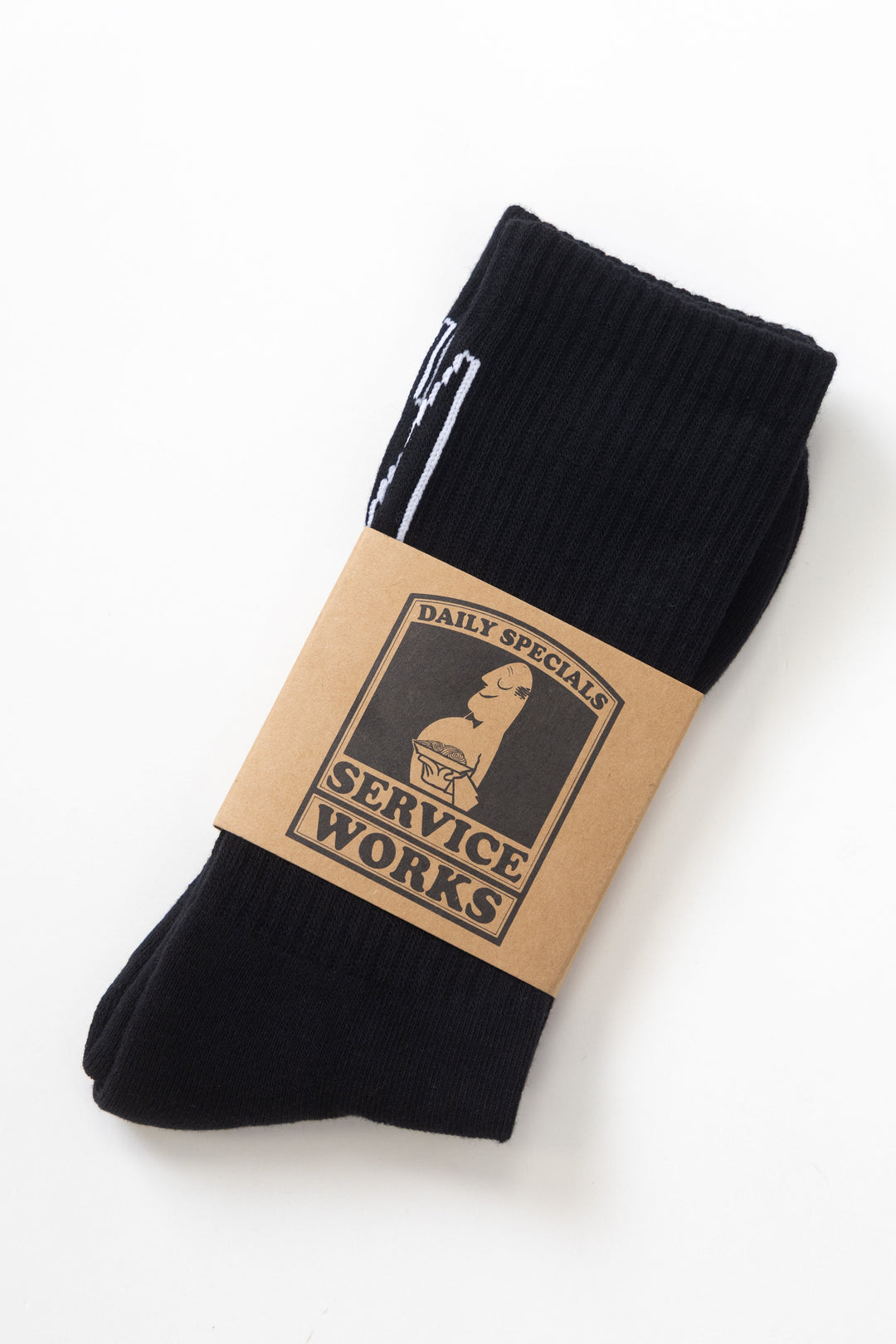 Knife & Fork Socks - Black