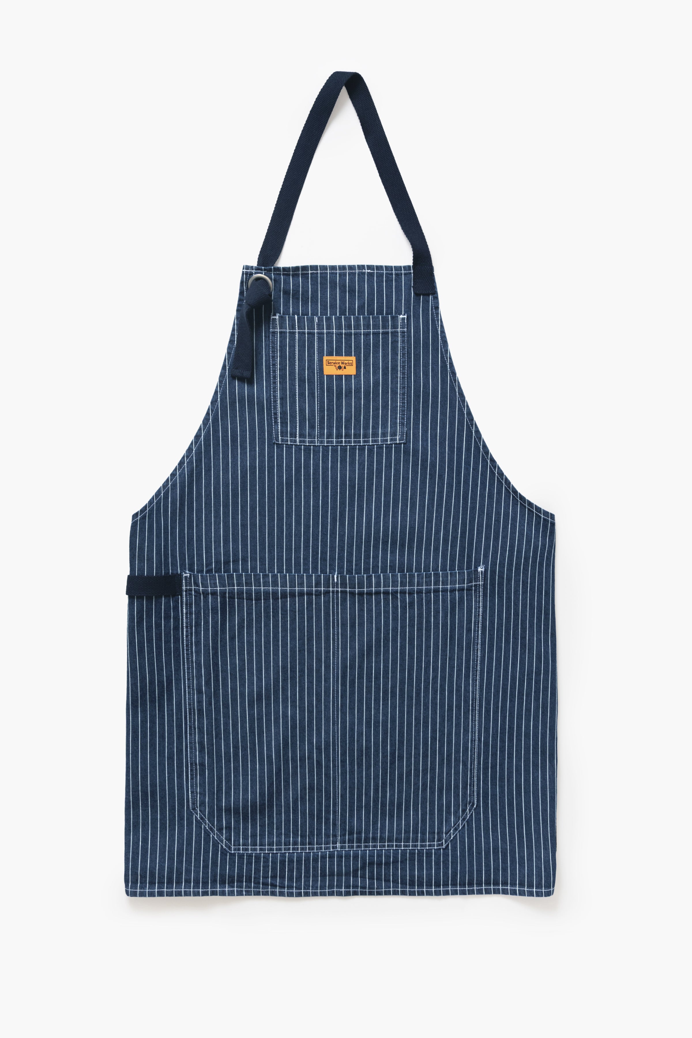 Pinstripe Denim Apron - Indigo – Service Works London