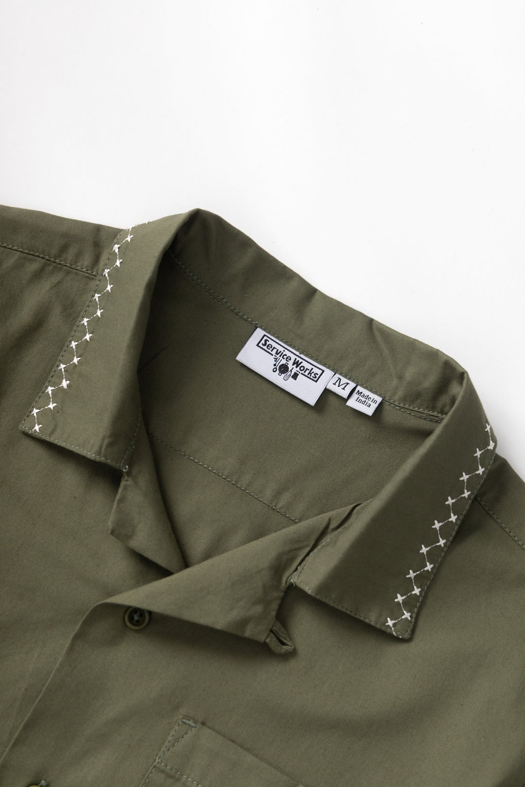 Border Shirt - Olive