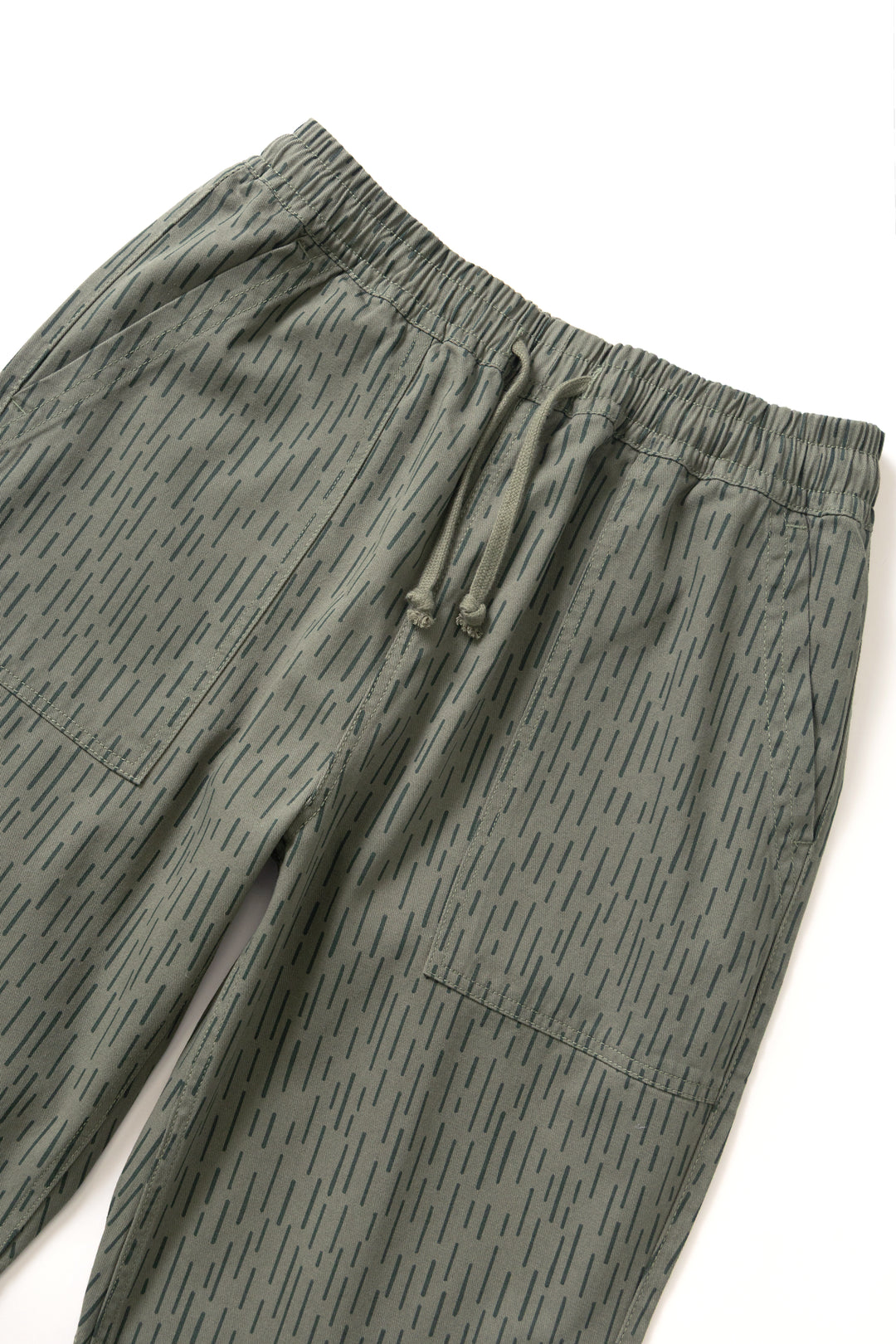 Patterned Chef Pants - Raindrop Green