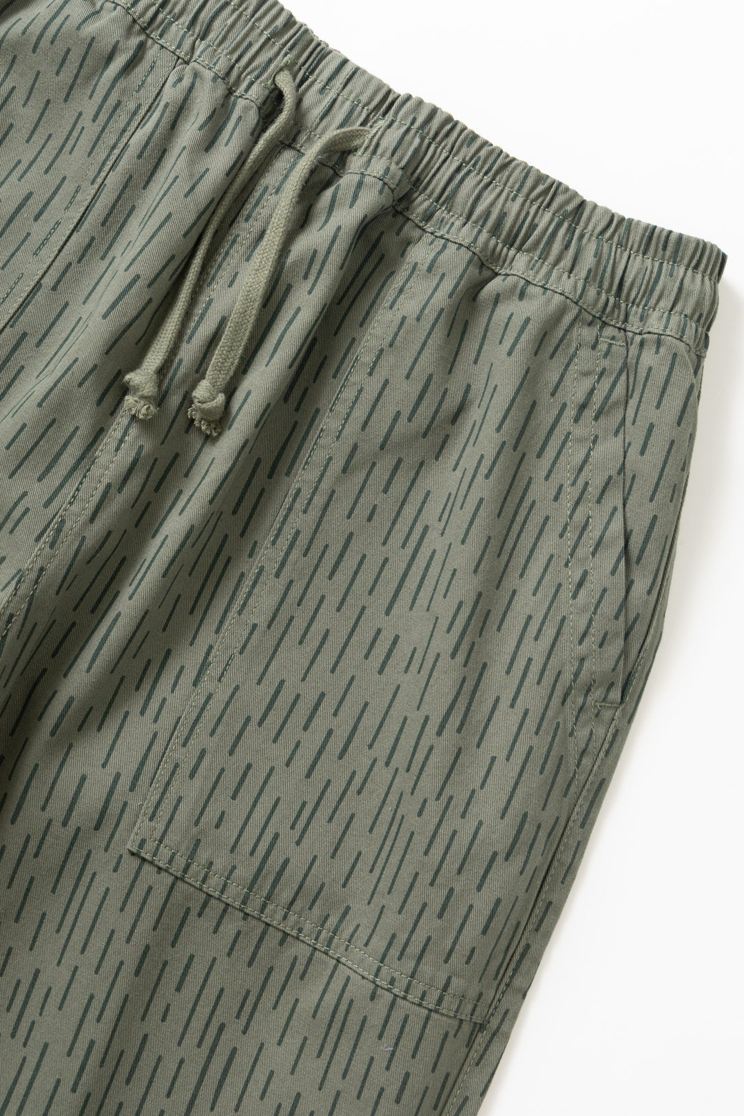 Patterned Chef Pants - Raindrop Green