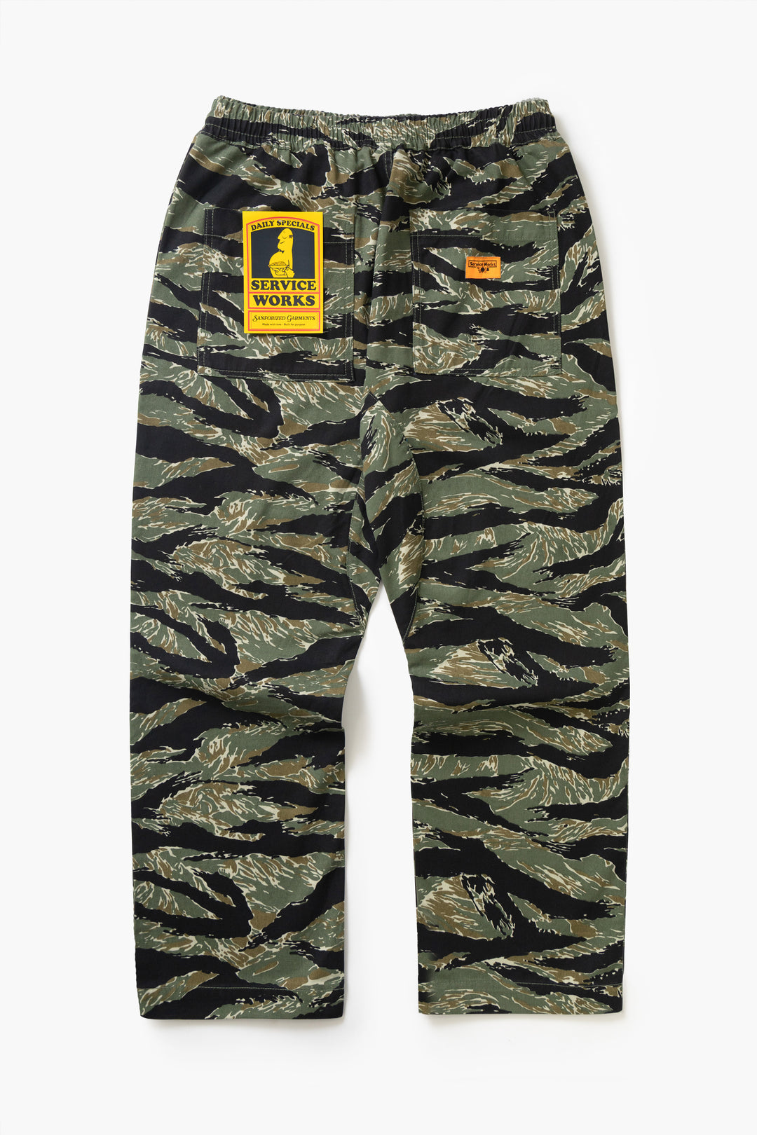 Patterned Chef Pants - Tiger Stripe