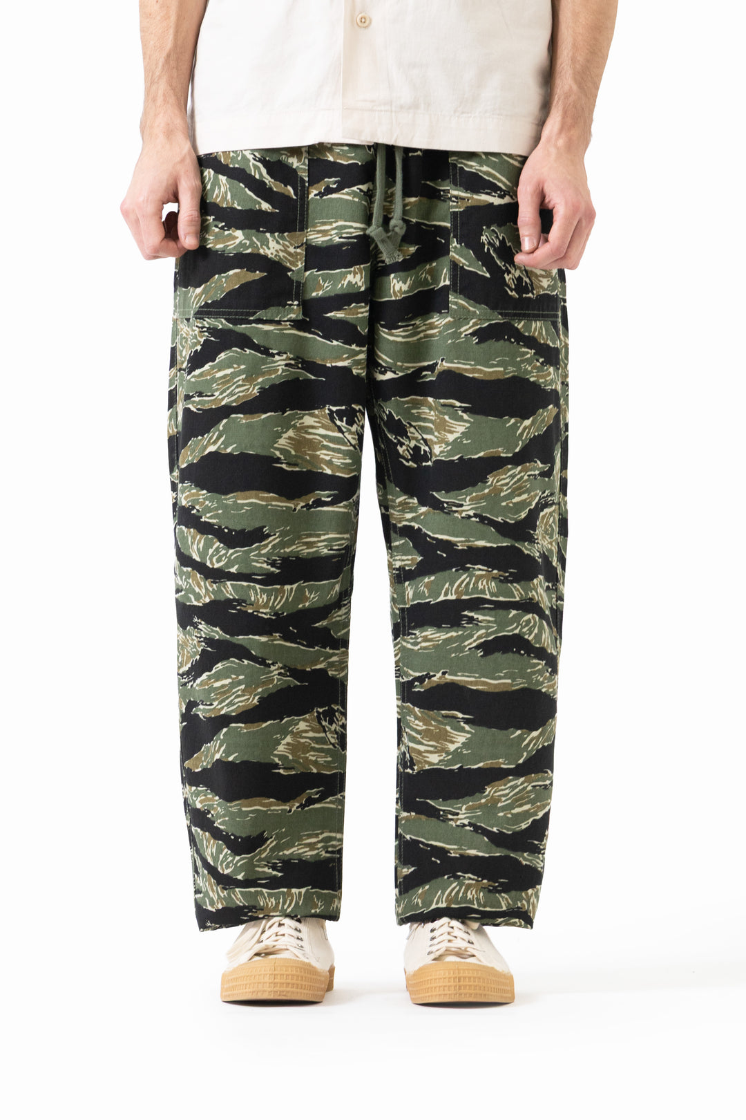 Patterned Chef Pants - Tiger Stripe