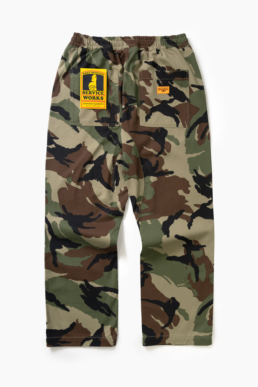 Patterned Chef Pants - Woodland